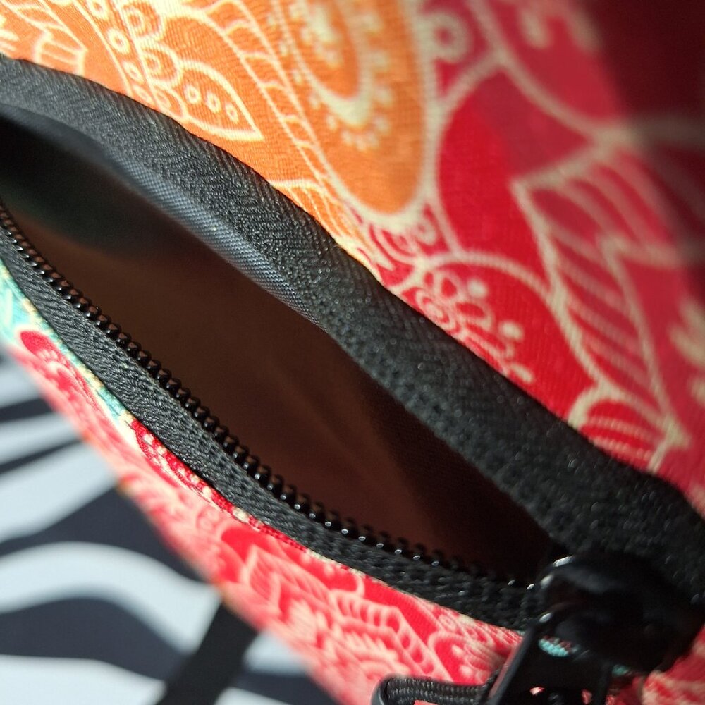 Vibedration Hydration Backpack w/o bladder - turquoise/orange pattern - Picture 12 of 15